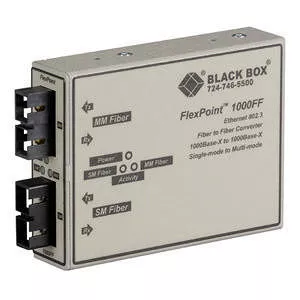 Black Box LMC1001A FlexPoint Modular Media Converter Gigabit Ethernet Multimode 850nm