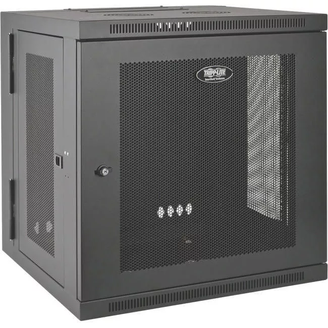 Tripp Lite SRW10US SmartRack 10U Low-Profile Switch-Depth Wall-Mount Small Rack Enclosure Hinged Back