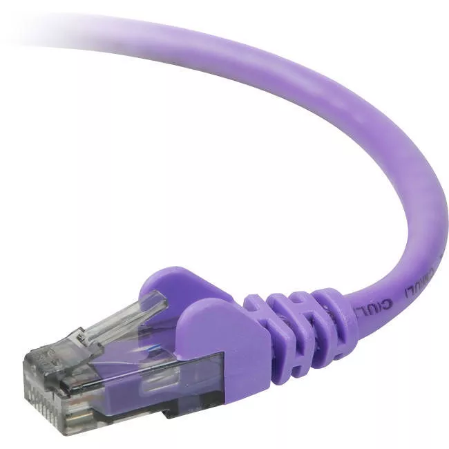 Belkin A3L980-07-PUR-S Cat. 6 UTP Patch Cable - 7ft - Purple