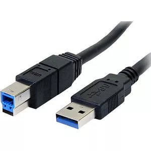 StarTech USB3SAB10BK 10 ft Black SuperSpeed USB 3.0 (5Gbps) Cable A to B - M/M