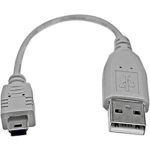 StarTech USB2HABM6IN 6in Mini USB 2.0 Cable - A to Mini B