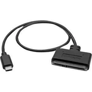 StarTech USB31CSAT3CB USB C To SATA Adapter - for 2.5" SATA - UASP - USB Type C to SATA Adapter