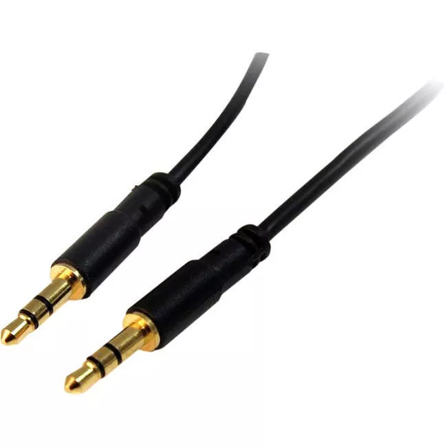 StarTech MU10MMS 10 ft Slim 3.5mm Stereo Audio Cable - M/M
