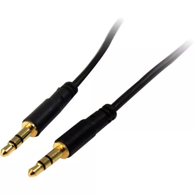StarTech MU15MMS 15 ft Slim 3.5mm Stereo Audio Cable - M/M