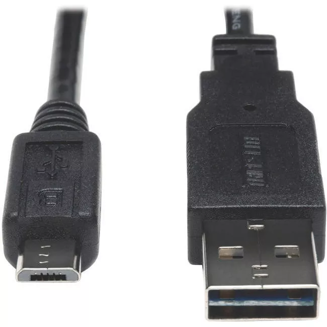 Tripp Lite UR050-006-24G Eaton Tripp Lite Series Universal Reversible USB 2.0 Cable, 28/24AWG (Reversible A to 5Pin Micro B M/M), 6 ft. (1.83 m)
