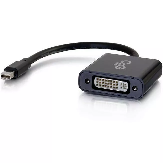 C2G 54318 Mini DP to DVI-D Adapter (M/F) - Black - Active - 6 in