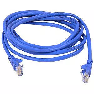 Belkin A3L980-18-BLU-S UTP Patch Cable - 18ft - Blue
