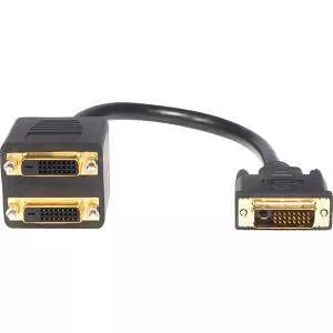 StarTech DVISPL1DD 1 ft DVI-D to 2x DVI-D Digital Video Splitter Cable - M/F