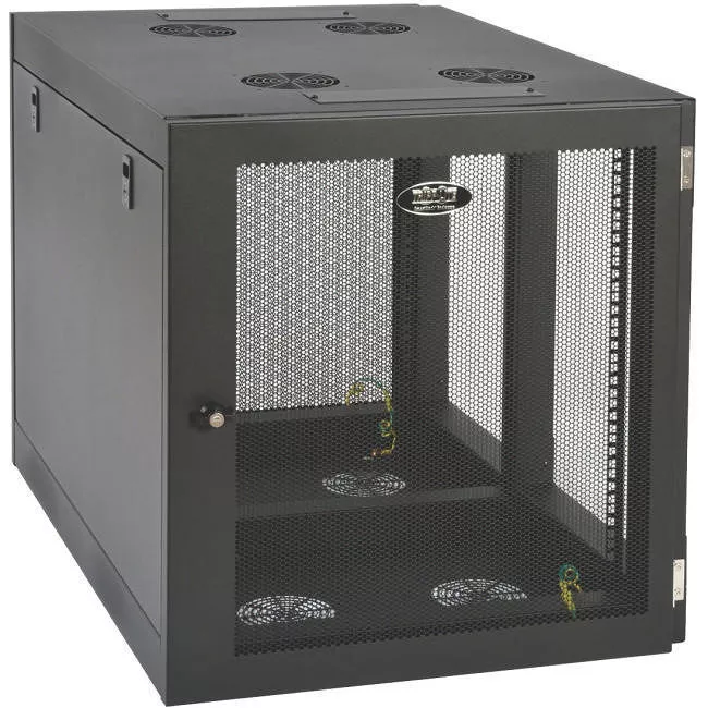 Tripp Lite SRW12UHD SmartRack 12U Heavy-Duty Low-Profile Server-Depth Side-Mount Wall-Mount Small Rack Enclosure