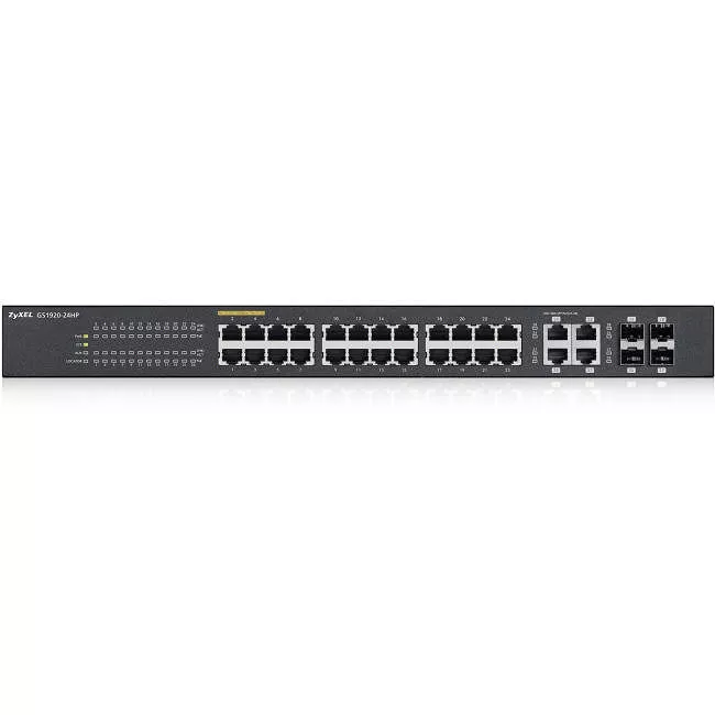 ZyXEL GS1920-24HP 24-port GbE Smart Managed PoE Switch