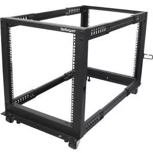 StarTech 4POSTRACK12U 12U Adjustable Depth Open Frame Server Rack