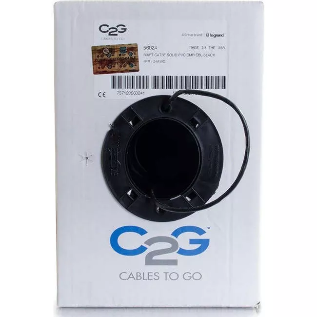 C2G 56024 Cat.5e UTP Network Cable With Ethernet 500 Ft