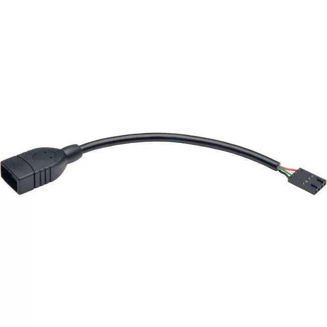 Tripp Lite U024-06N-IDC Eaton Tripp Lite Series USB 2.0 A Female to USB Motherboard 4-PIN IDC Header Cable, 6-in. (15.24 cm)