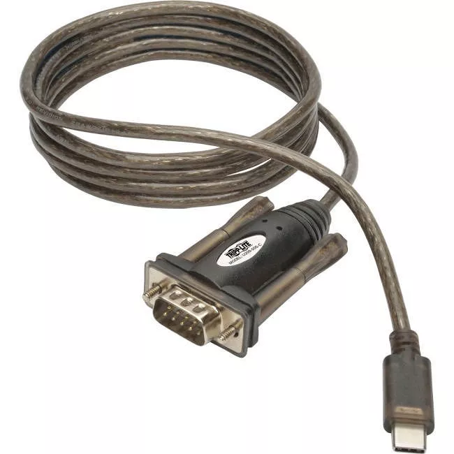 Tripp Lite U209-005-C USB-C to RS232 (DB9) Serial Adapter Cable (M/M) 5 ft. (1.52 m)