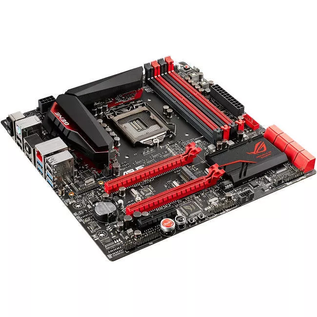 ASUS MAXIMUS VII GENE Desktop Motherboard - 1x Socket H3 LGA-1150 - Intel Z97 Express - 4x DDR3 - RAID - 1x M.2 - 2x PCIe x16 - 1x RJ-45 - Micro ATX