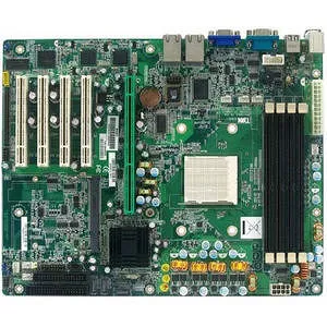 MiTAC S3950G2NR Server Motherboard - 1x Socket AM2 PGA-940 - Broadcom Serverworks HT-1000 - 4x DDR2