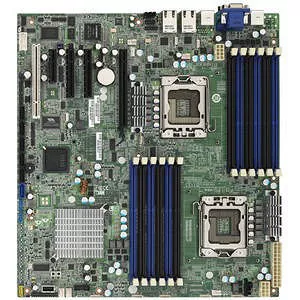 MiTAC S7010AGM2NRF Server Motherboard - 2x Socket B LGA-1366 - Intel 5520 - 12x DDR3 - RAID - 1x PCIe x16 - SSI EEB