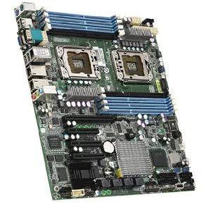 MiTAC S7002GM2NR-LE Server Motherboard - 2x Socket B LGA-1366 - Intel 5500 - 8x DDR3 - RAID - 1x PCIe x16 - SSI CEB
