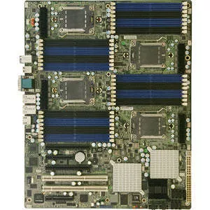 MiTAC S4989WG2NR-SI Server Motherboard - 4x Socket F LGA-1207 - NVIDIA nForce Professional 3600 - 32x DDR2 - RAID - 2x PCIe x16 - SSI MEB