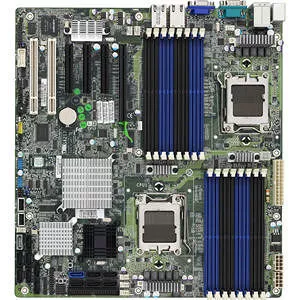 MiTAC S8212GM3NR Server Motherboard - 2x Socket F LGA-1207 - AMD SR5690 - 16x DDR2 - 1x PCIe x16 - EATX