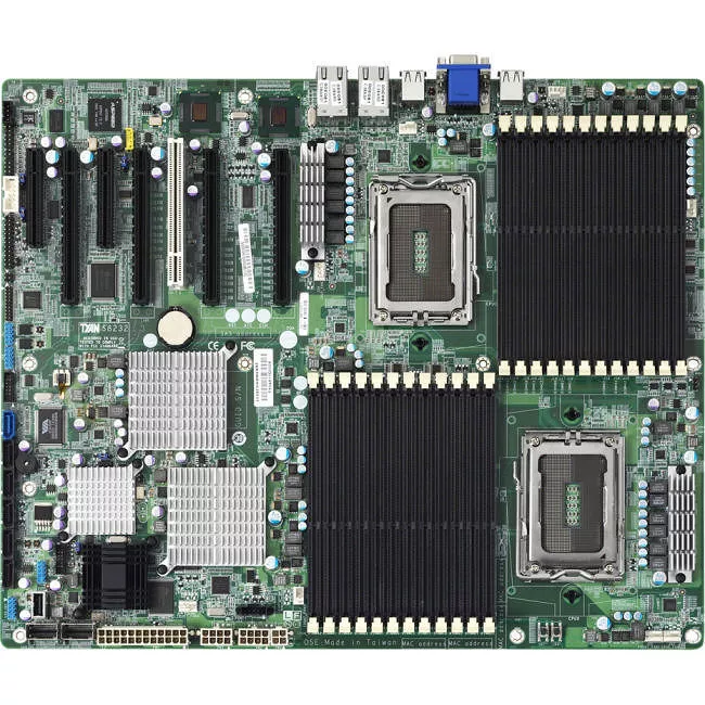 MiTAC S8232WGM4NR Server Motherboard - 1x Socket G34 LGA-1944 - AMD SR5690 - 24x DDR3 - RAID - 4x PCIe x16 - 4x RJ-45 - SSI MEB
