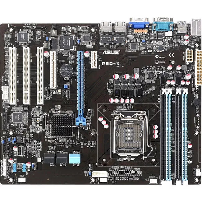 ASUS P9D-X Server Motherboard - 1x Socket H3 LGA-1150 - Intel C222 - 4x DDR3 - RAID - 1x PCIe x16 - 2x RJ-45 - ATX