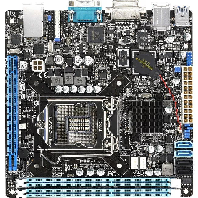 ASUS P9D-I Server Motherboard - 1x Socket H3 LGA-1150 - Intel C222 - 2x DDR3 - RAID - 1x PCIe x16 - 2x RJ-45 - Mini ITX