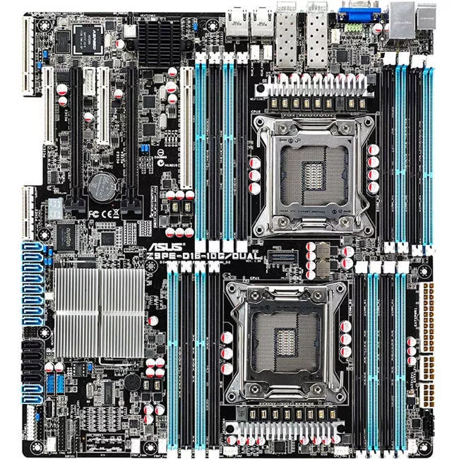 ASUS Z9PE-D16-10G/DUAL Server Motherboard - 2x Socket R LGA-2011 - Intel C602-A - 16x DDR3 - RAID - 3x PCIe x16 - 3x RJ-45 - SSI EEB