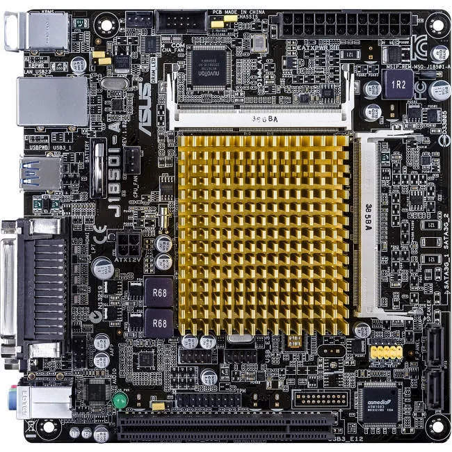 ASUS J1800I-A/C/SI Desktop Motherboard - Intel 2x DDR3 - 1x RJ-45 - Mini ITX