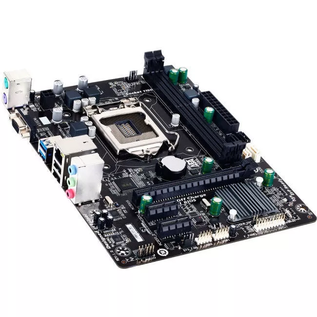 GIGABYTE GA-H81M-S1 Desktop Motherboard - 1x Socket H3 LGA-1150 - Intel H81 - 2x DDR3 - 1x PCIe x16 - Micro ATX