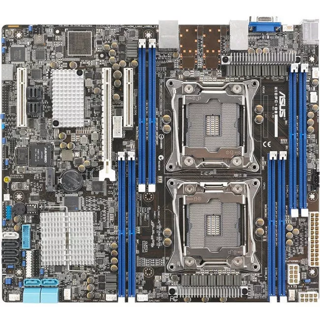 ASUS Z10PC-D8/SAS (ASMB8-IKVM) Server Motherboard - 2x Socket LGA 2011-v3 - Intel C612 - 8x DDR4 - RAID - 1x M.2 - 1x PCIe x16 - SSI CEB