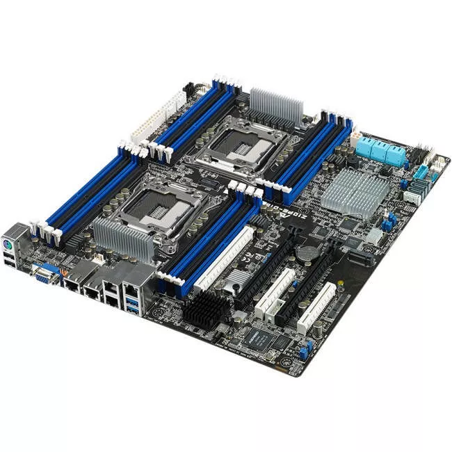 ASUS Z10PE-D16/2L/10G-2T Server Motherboard - 2x Socket LGA 2011-v3 - Intel C612 - 16x DDR4 - RAID - 1x M.2 - 3x PCIe x16 - Proprietary Form Factor