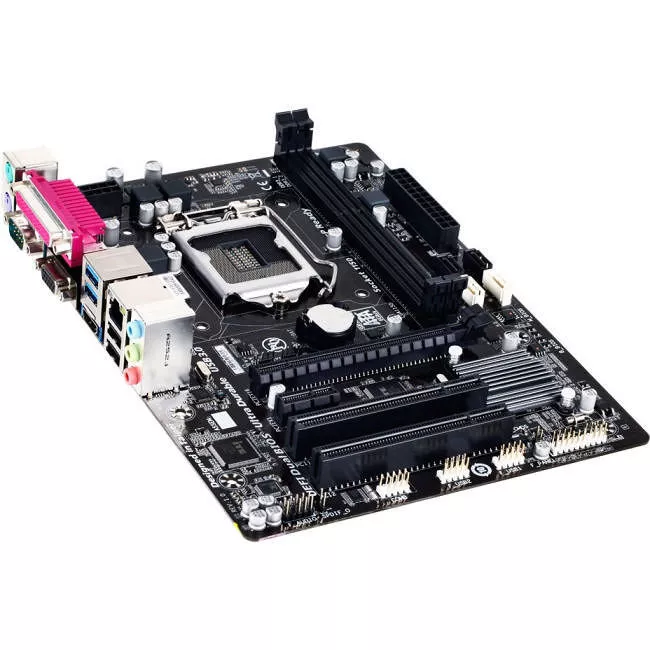 GIGABYTE GA-H81M-S2PH-B Desktop Motherboard - 1x Socket H3 LGA-1150 - Intel H81 - 2x DDR3 - 1x PCIe x16 - Micro ATX