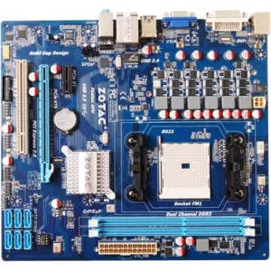 ZOTAC A75MAT-A-E Desktop Motherboard - 1x Socket FM1 - AMD A75 - 2x DDR3 - RAID - 1x PCIe x16 - 1x RJ-45 - Micro ATX