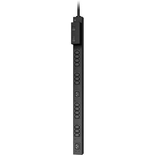 APC AP6002A Basic 16-Outlet Half Height Rack PDU, 200-208V, 30A, (14) C13, (2) C19