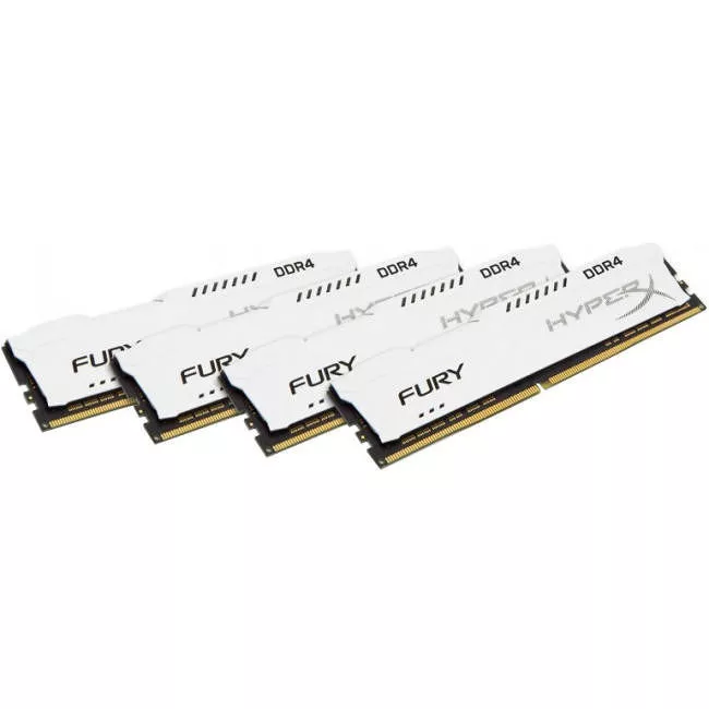 Kingston HX421C14FWK4/64 HyperX Fury 16 GB DDR4-2133 Memory - DIMM - Unbuffered - Non-ECC - 1.20 V - 2133 MHz