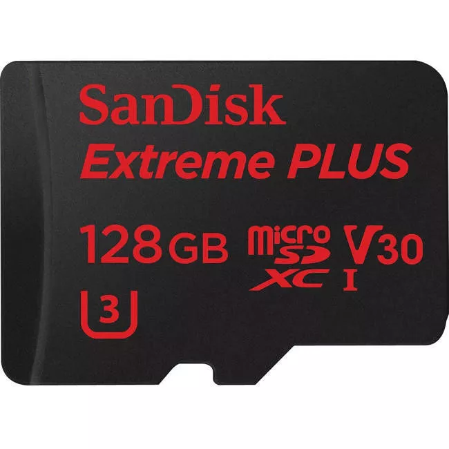 SanDisk SDSQXWG-128G-ANCMA Extreme PLUS 128 GB Class 10/UHS-I (U3) microSDXC