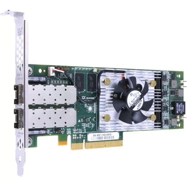 Qlogic QLE8362-SR-CK 2x Port FCOE - PCIe x8 - 10 GbE Converged Network Adapter