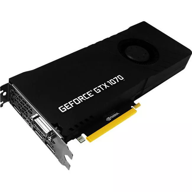 PNY VCGGTX10708PB GeForce GTX 1070 Graphic Card - 1.51 GHz Core - 8 GB GDDR5 - Dual Slot