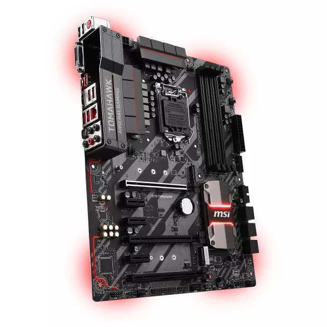 MSI Z270 TOMAHAWK Desktop Motherboard - 1x Socket H4 LGA-1151 - Intel Z270 - 4x DDR4 - RAID - 2x M.2 - 3x PCIe x16 - ATX