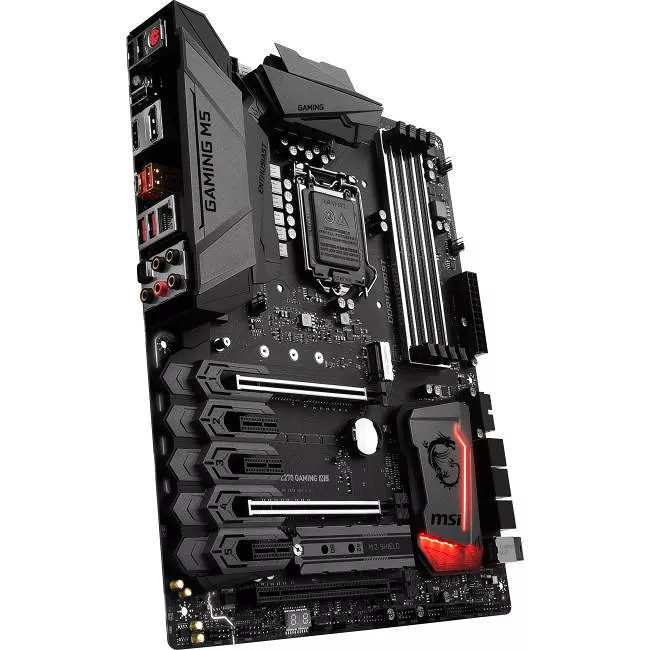 MSI Z270 GAMING M5 Desktop Motherboard - 1x Socket H4 LGA-1151 - Intel Z270 - 4x DDR4 - RAID - 2x M.2 - 3x PCIe x16 - ATX