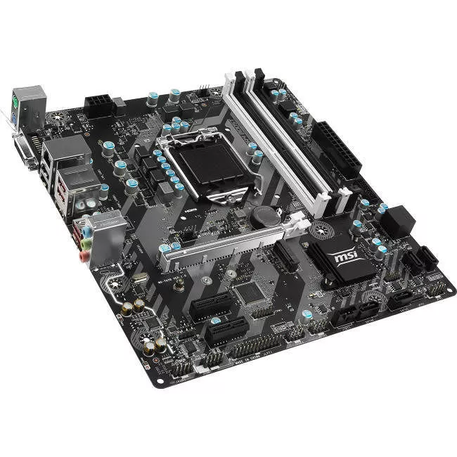 MSI H270M BAZOOKA Desktop Motherboard - 1x Socket H4 LGA-1151 - Intel H270 - 4x DDR4 - RAID - 1x M.2 - 1x PCIe x16 - Micro ATX