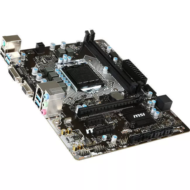 MSI B150M PRO-VD Desktop Motherboard - 1x Socket H4 LGA-1151 - Intel B150 - 2x DDR4 - 1x PCIe x16 - Micro ATX