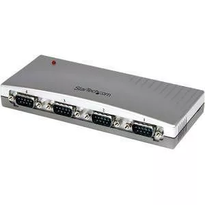 StarTech ICUSB232_4 USB to Serial Adapter Hub - 4 Port - Bus Powered - DB9 (9-pin)