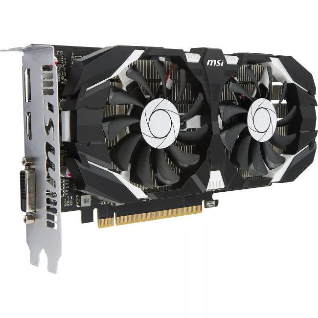MSI GTX 1050 2GT OC GeForce GTX 1050 Graphic Card - 1.40 GHz Core - 2 GB GDDR5 - PCI-E 3.0 x16