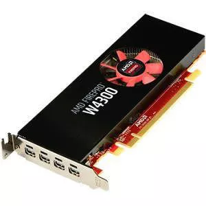 AMD 100-505973 FirePro W4300 Graphic Card - 4 GB GDDR5 - PCI-E 3.0 x16 - Low-profile - Single Slot