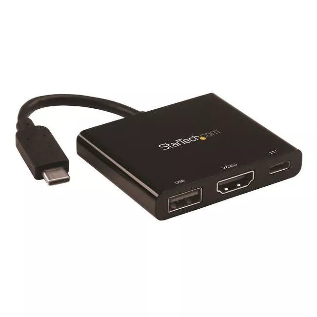 StarTech CDP2HDUACP USB-C to 4K HDMI Multifunction Adapter with Power Delivery and USB-A Port