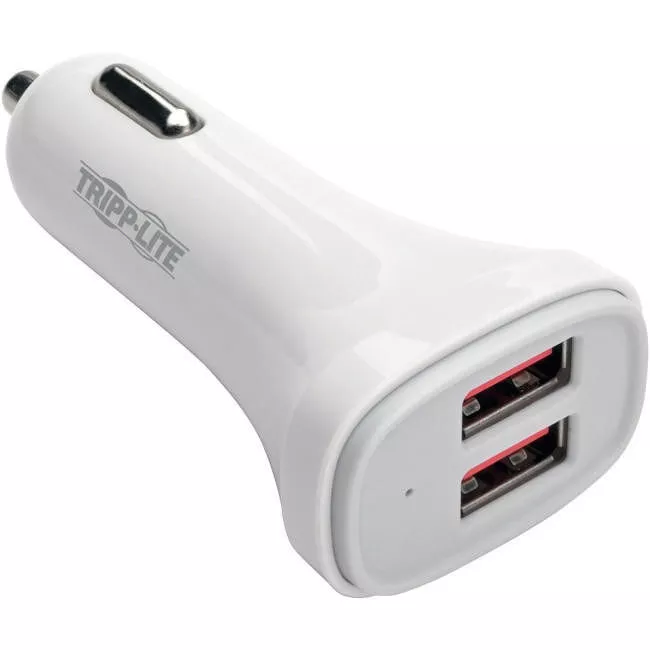 Tripp Lite U280-C02-S2 USB Car Charger Dual-Port with Autosensing 5V 4.8A Fast Charger