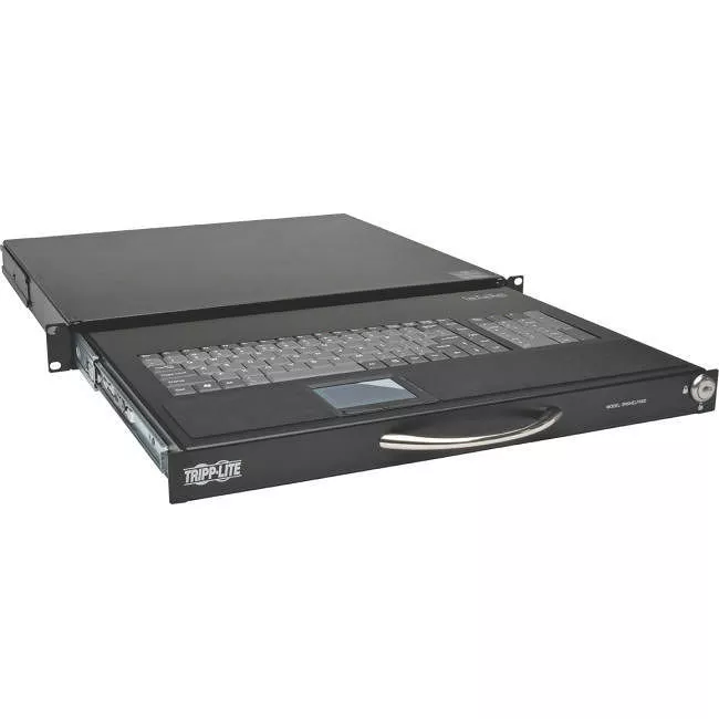 Tripp Lite SRSHELFKBD 1U Rackmount Keyboard w KVM Cable Kit for 2-Post or 4-Post Racks