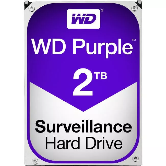 WD WD20PURZ Purple Hard Drive - 2 TB - 64 MB - 3.5 - SATA - 5400